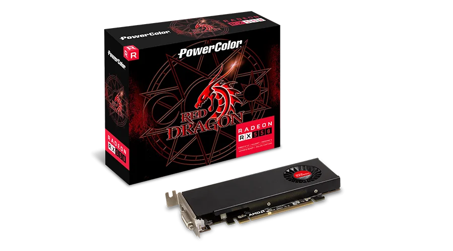 PowerColor Red Dragon Radeon RX 550 2GB GDDR5 Perfil bajo